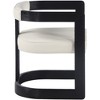 Meridian Furniture,Manchester Cream Vegan Leather Dining Chair - 4 of 4