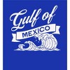 Gulf of Mexico Black and White Wave Youth Long Sleee Hoodie - 2 of 3