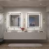 Apmir Super Bright 192 LEDs/m Front LED Lighted Anti-Fog Tempered Glass Bathroom/Vanity Mirror with ETL & 3-Year Warranty - 3 of 4
