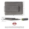 Alpine Swiss Harper Mens RFID Slim Money Clip Front Pocket Wallet Minimalist Leather ID Card Holder - 3 of 4