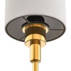 DORESshop 7 in. 1-Light Gold Wall Sconces, RGBCW Color Changing, Timer, for Living Room (2-Pack) - 4 of 4
