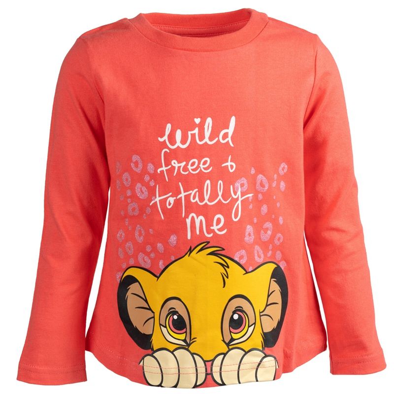 Disney Lion King Nala Simba Girls 2 Pack T-Shirts Toddler, 3 of 8