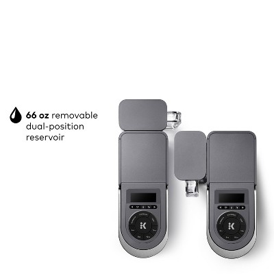 Gray Smart Single Serve Coffee Maker with WiFi Compatibility