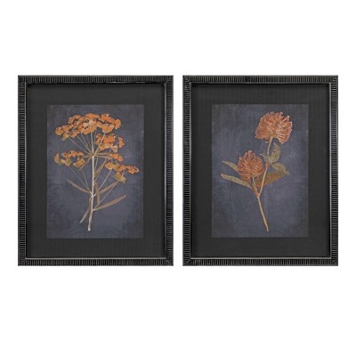 Melrose Framed Botanical Print (Set of 2)