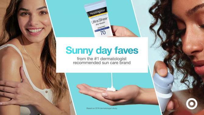 Neutrogena Ultra Sheer Moisturizing Face Sunscreen Serum - SPF 60+ - 1.7 fl oz, 2 of 17, play video