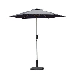 Mondawe 7.5 FT Patio Umbrella, Outdoor Table Umbrella with Push Button Tilt and Crank, Waterproof Market Umbrella with 8 Sturdy Ribs - 1 of 4