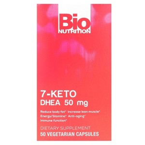Bio Nutrition - 7 Keto DHEA 50 mg - 50 Vegetarian Capsules - 1 of 4
