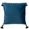 Darlia Pillow - Dark Blue/Gold - 18"X18" - Safavieh - 4 of 4