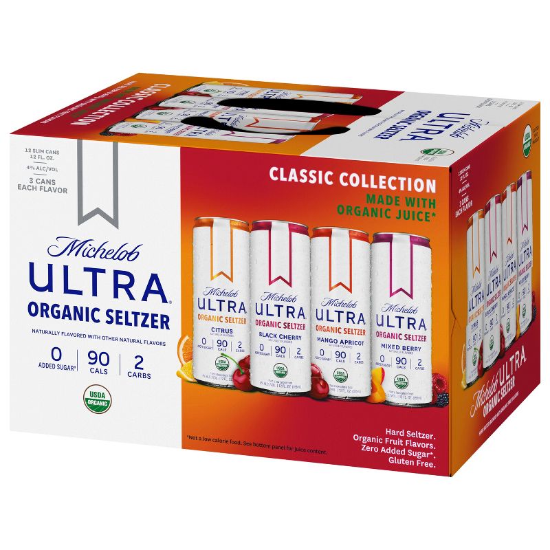 Michelob Ultra Pure Seltzer Variety Pack #2 - 12pk/12 fl oz Cans, 5 of 9