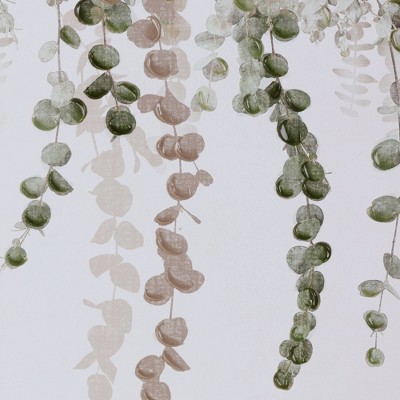 Botanical Waterfall Eucalyptus Framed Canvas Wall Art Set, 28" x 22"