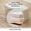 Ornavo Home Foldable Tufted Linen 30' Inch Bench Storage Ottoman - 4 of 4