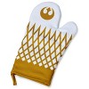 Seven20 Star Wars White/Gold Adult Apron & Oven Mitt Set - Rebel Design - 2 of 4