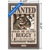 Trends International One Piece - Buggy Wanted Poster Framed Wall Poster Prints - 3 of 4