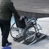 HOMCOM Aluminum Portable Skidproof PVC Folding Wheelchair Ramp, 3' - 2 of 4