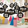 Big Dot of Happiness Hello New Year - 2025 NYE Party Hanging Decor - Party Decoration Swirls - Set of 40 - image 2 of 4