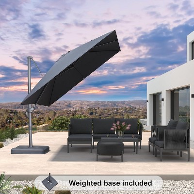 PURPLE LEAF UV Resistant Patio Umbrella Economical Outdoor Umbrella