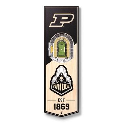 NCAA Purdue Boilermakers 6"x19" Basketball Stadium Banner