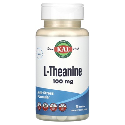 KAL L-Theanine, 100 mg , 30 Tablets