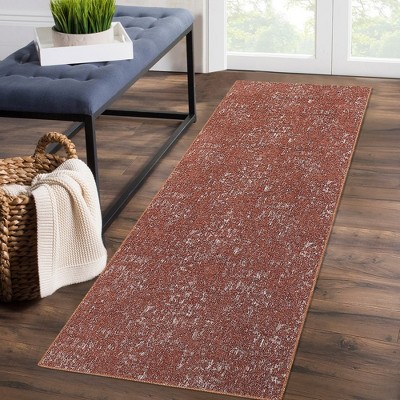 Modern Solid Area Rug Jacquard Textured Machine Washable Rug for Living Room Bedroom Farmhouse Rug, 2x6