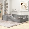 VYNXARIA Twin Size Floor Bed with High Security Barrier - 3 of 4