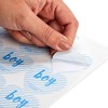 Juvale Gender Reveal Game For Baby Showers with 144 Girl or Boy Voting Stickers, Cast Your Vote Sign with Stand for Party Decor - 3 of 4
