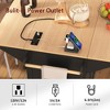 Sapphtopaz Large Kitchen Island with Power Outlet & 2 Drop Leaf, Rolling Kitchen Cart with Wheels, Folding Island Table for Kitchen, Dining Room - 4 of 4