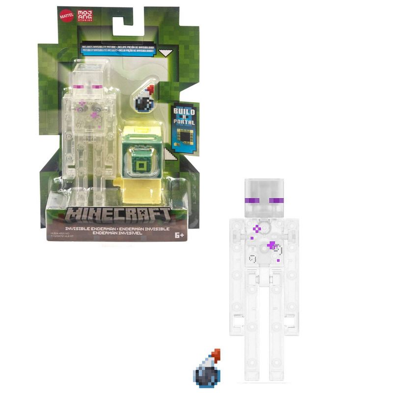 Minecraft Build-A-Portal Invisible Enderman Action Figure, 1 of 7