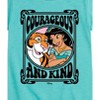 Girls' - Disney Princess - Jasmine Rajah Courageous and Kind Fitted Short Sleeve Graphic T-Shirt - 2 of 4
