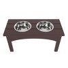 WestinTrends Elevated Pet Feeder for Cats and Dogs Puppy, Removable stainless steel eating Bowl, All Weather Resistant - 4 of 4