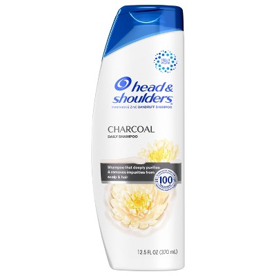 Head and Shoulders Dandruff Shampoo, Anti-Dandruff Treatment, Charcoal for Daily Use, Paraben Free, 12.5 oz