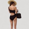 Anna-Kaci Women's One Shoulder Cutout Monokini Swimsuit with Asymmetrical Top and High Leg Bottom - 4 of 4