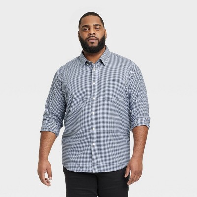 Men's Big & Tall Every Wear Long Sleeve Button-down Shirt - Goodfellow ...