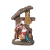 Transpac Resin 9.75 in. Holiday Manger Nativity Scene Figurine - 2 of 4