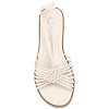 Journee Collection Womens Jess Ankle Wrap Low Block Heel Sandals Ivory 7.5 - 4 of 4