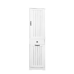 Ridstar 70.87 in. H Laundry Cabinet with 1 Storage and 1 Drawer-White - 1 of 4