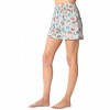 Women's Poly Satin Macarons Printed Pajama Shorts - Peach Love - 2 of 4