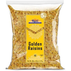 Golden Raisins - 80oz (5lbs) 2.27kg - Rani Brand Authentic Indian Products - 1 of 4