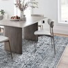 Boho Print Washable Rugs Non Slip Low Pile Vintage Floral Traditional Carpet for Living Room - 3 of 4