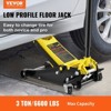 Yukimo 3 Ton Floor Jack - 6600LBS Capacity Low Profile Design, Heavy-Duty Steel, Dual Pistons Quick Lift, 3.35"-19.69" Lift Range for Cars/Trucks/SUVs - 2 of 4