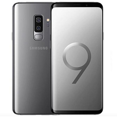 Manufacturer Refurbished Samsung Galaxy S9+ G965U (Fully Unlocked) 64GB Titanium Gray (Grade A+)