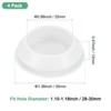 Unique Bargains Silicone Waterproof Durable Shock Absorption Mechanical Fasteners White - 3 of 4