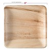 Smarty Had A Party Square Palm Leaf Eco Friendly Dinnerware Set - 100 Sets - 3 of 4