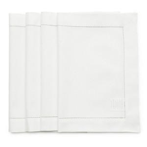Solino Home Cotton and Linen Hemstitch Placemats - 1 of 4