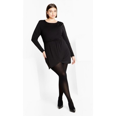 Women's Plus Size Kasey Dress - black | CITY CHIC