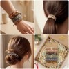 Wrapables Boho Hair Tie Bracelets for Women, No Damage Elastic Hair Bands, Hair Accessories for Thick and Thin Ponytails (20pcs) - 3 of 4