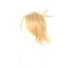 Unique Bargains Women's Wigs 12" Blonde with Wig Cap Straight Hair - 3 of 4