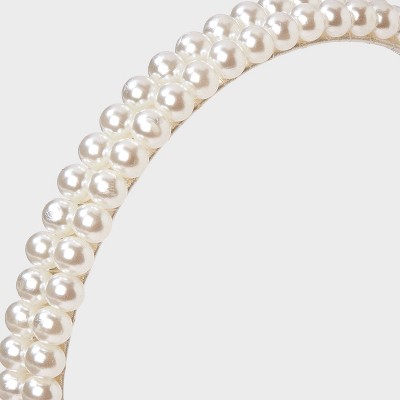 Girls' Pearl Headband - art class Ivory - image 3