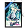 Trends International Hatsune Miku - Smile Framed Wall Poster Prints - 3 of 4