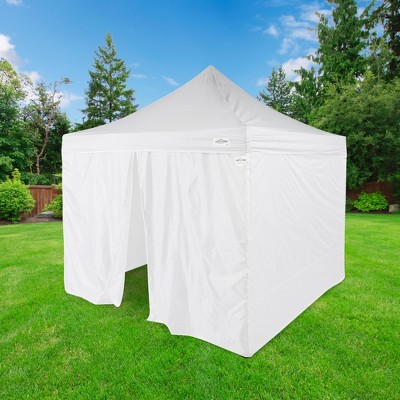 White Polytaffetta 10 x 10 Foot Tent Sidewalls