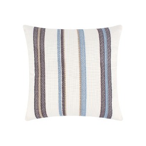Tobago Off-White Stripe Decorative Pillow - Levtex Home - 1 of 4